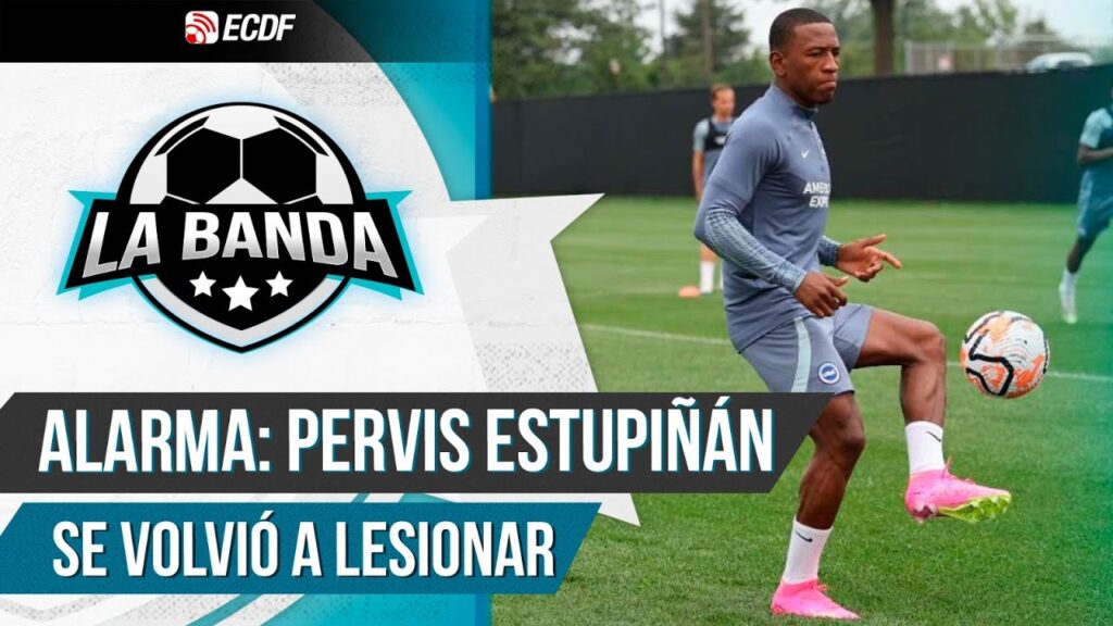 PERVIS ESTUPIÑÁN SUFRE UNA NUEVA LESIÓN! MILLER Y EMELEC CONSIDERAN RESCINDIR CONTRATO l LA BANDA
