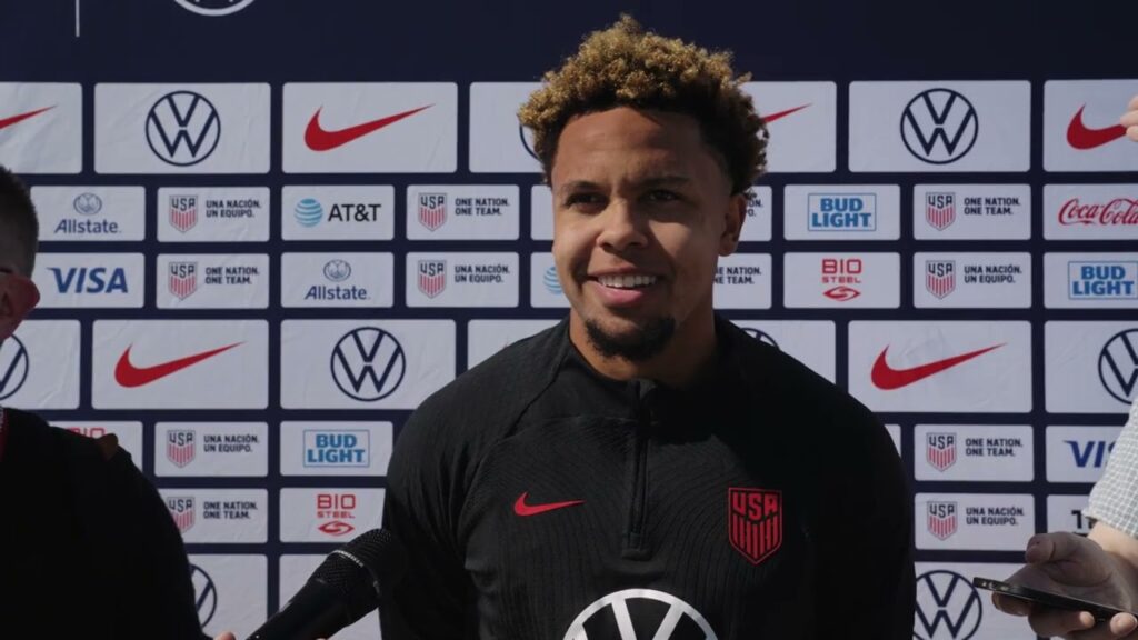 PRE-MATCH MIXED ZONE: Weston McKennie | USMNT vs. Trinidad & Tobago | November 15, 2023