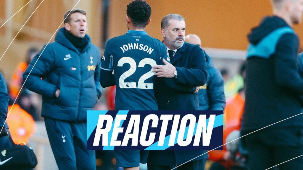 ANGE POSTECOGLOU & BRENNAN JOHNSON REACT TO LATE DEFEAT // WOLVES 2-1 TOTTENHAM HOTSPUR
