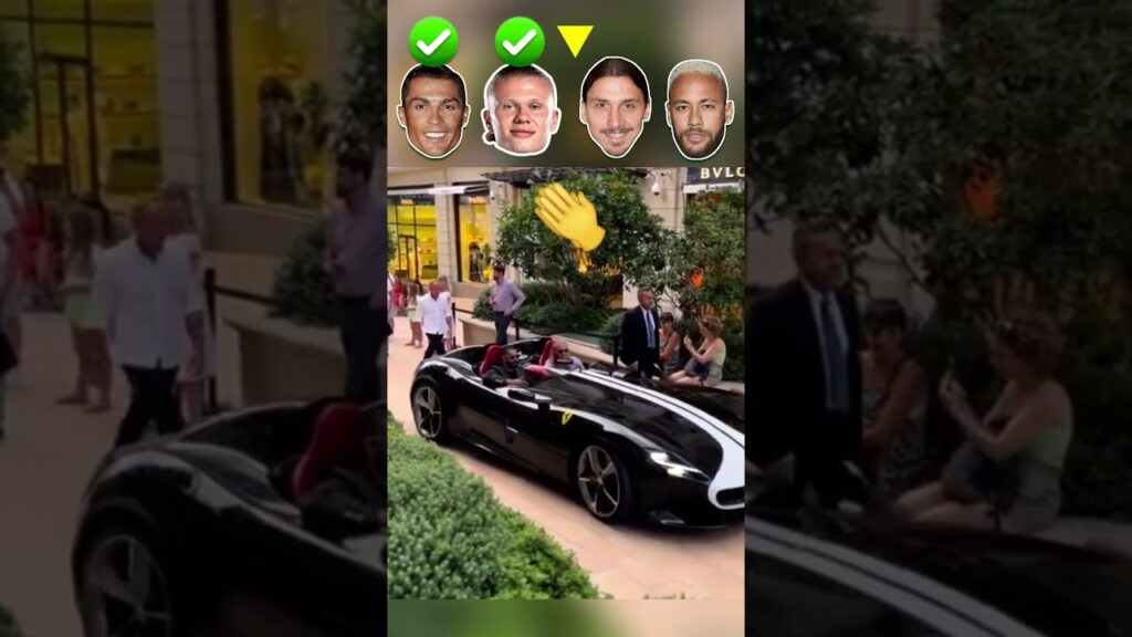Ronaldo VS Neymar VS Haaland VS Ibrahimovic | Driving Supercars 😏