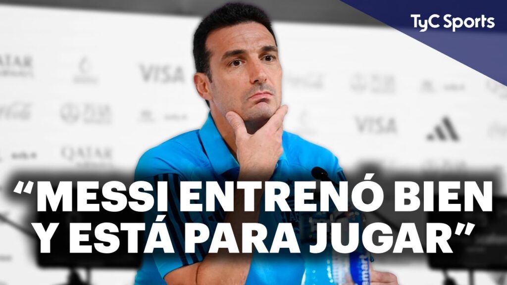 LIONEL SCALONI EN CONFERENCIA DE PRENSA ⚽ CÓMO ESTÁ MESSI, URUGUAY Y BRASIL, LAUTARO O JULIÁN Y MÁS