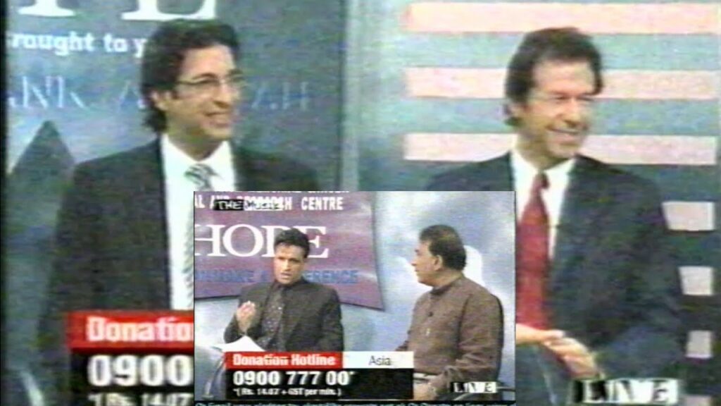 Four Legends | Late Umer Sharif | Imran Khan | Wasim Akram | Sunil Gavaskar | SKMH Fund Raising |