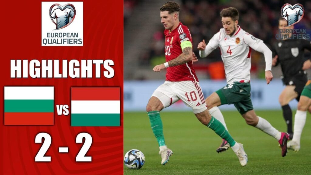Bulgaria vs Hungary 2-2 Highlights | UEFA Euro 2024 Qualifiers