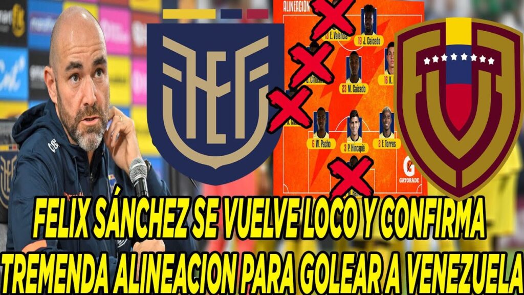 FELIX SÁNCHEZ SE VUELVE LOCO Y CONFIRMA TREMENDA ALINEACION PARA GOLEAR A VENEZUELA FELIX SÁNCHEZ SE VUELVE LOCO Y CONFIRMA TREMENDA ALINEACION PARA GOLEAR A VENEZUELA