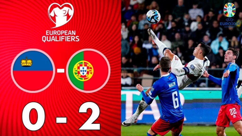 Liechtenstein vs Portugal 0-2 Highlights | UEFA Euro 2024 Qualifiers