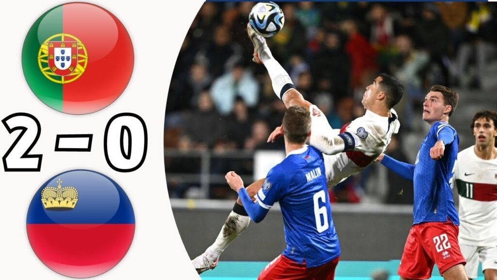Portugal vs Liechtenstein 2-0 - Highlights & Goals 2023 • EURO 2024 Qualification