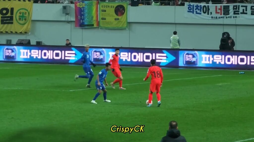 A매치 싱가포르전 이강인의 미친 어시스트! 조규성 골!