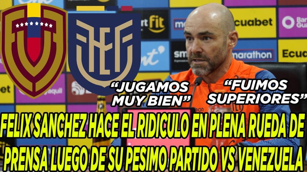 FELIX SANCHEZ HACE EL RIDICULO EN PLENA RUEDA DE PRENSA LUEGO DE SU PESIMO PARTIDO VS VENEZUELA FELIX SANCHEZ HACE EL RIDICULO EN PLENA RUEDA DE PRENSA LUEGO DE SU PESIMO PARTIDO VS VENEZUELA