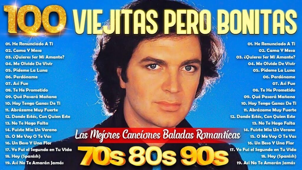 Julio Iglesias, Juan Gabriel, José María Napoleón, José Luis Rodríguez...Baladas Románticos 80 90