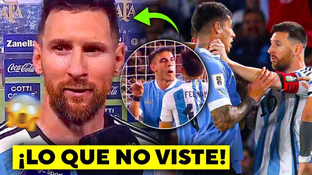🔥 ¡Messi responde al gesto de "MAMADERA" a DE PAUL! - ¡Lo que NO viste de ARGENTINA vs URUGUAY!