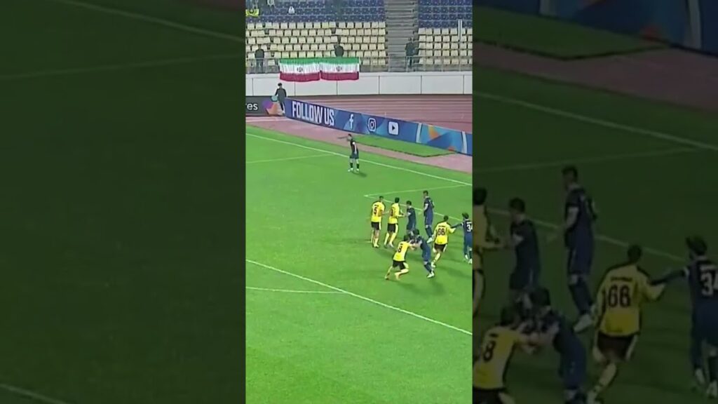 گل اول رامین رضاییان به آلمالیق از روی نقطه کرنر#shorts