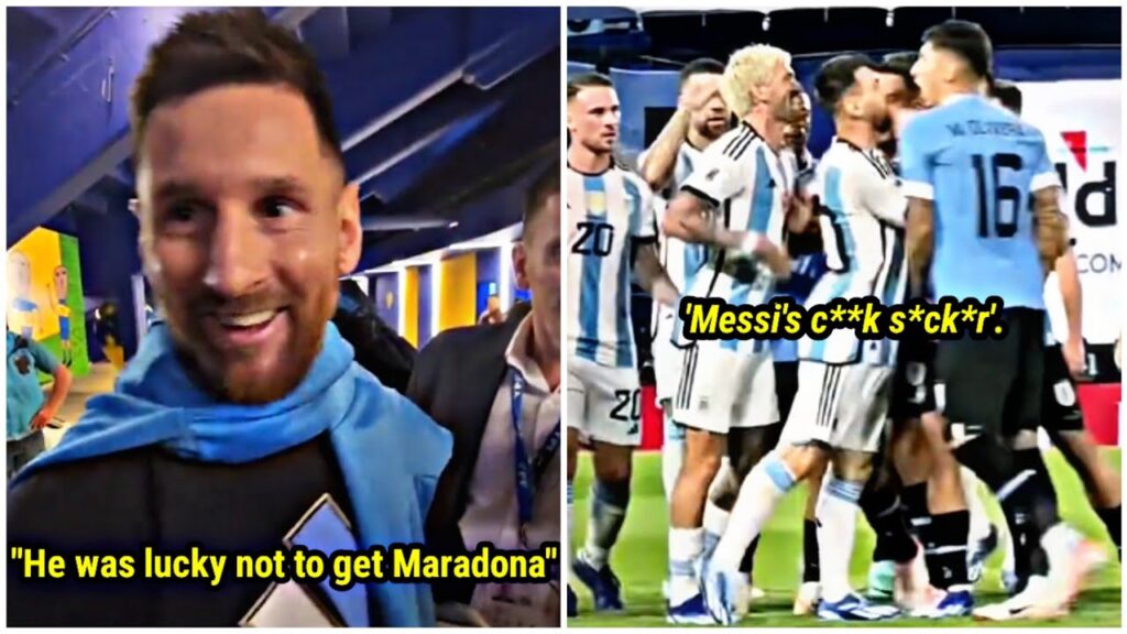 Lionel Messi's classy response after Ugarte said De Paul was a m34t sucker 🐐🇦🇷