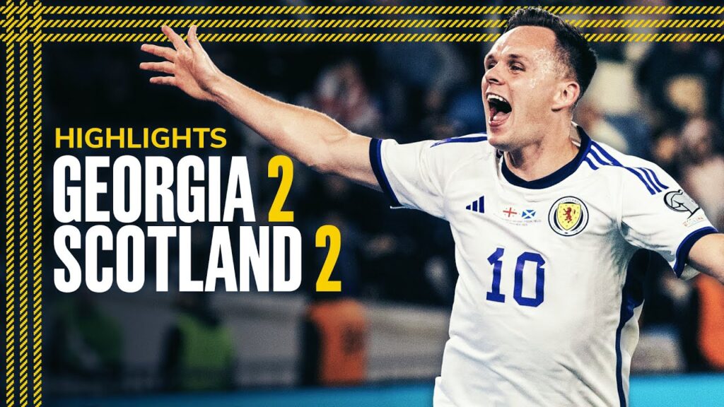 Georgia 2-2 Scotland | Shankland Scores Late Equaliser! | EURO 2024 Qualifier Highlights