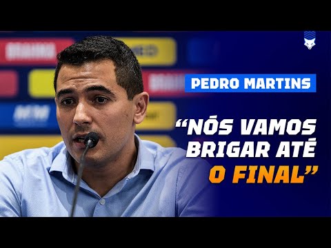 🎙 PRONUNCIAMENTO | PEDRO MARTINS | "Nós vamos enfrentar esses seis jogos com coragem"