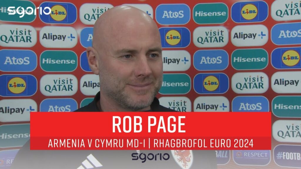 “We've got strength in depth" Rob Page | Armenia v Cymru MD-1 | Euro 2024 Qualifying