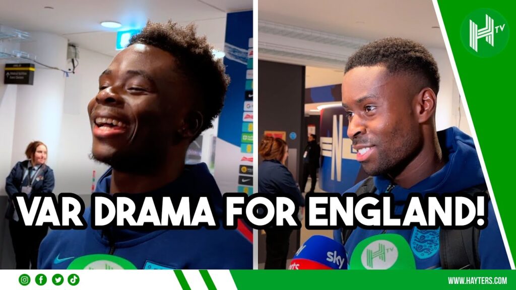 "Let's NOT make comments about VAR!" | Bukayo Saka tightlipped on England VAR drama!