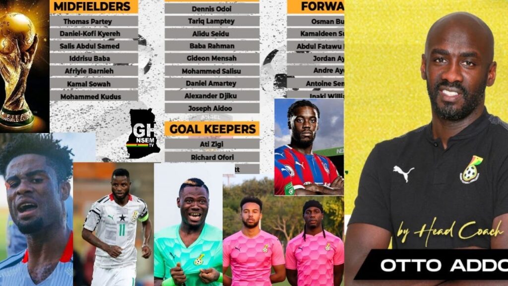 LEAKED! Otto Addo's Final 26 Man-Squad Revealed! Danlad, Wakaso, Afriyie Barnie, Ati-Zigi for Ghana?