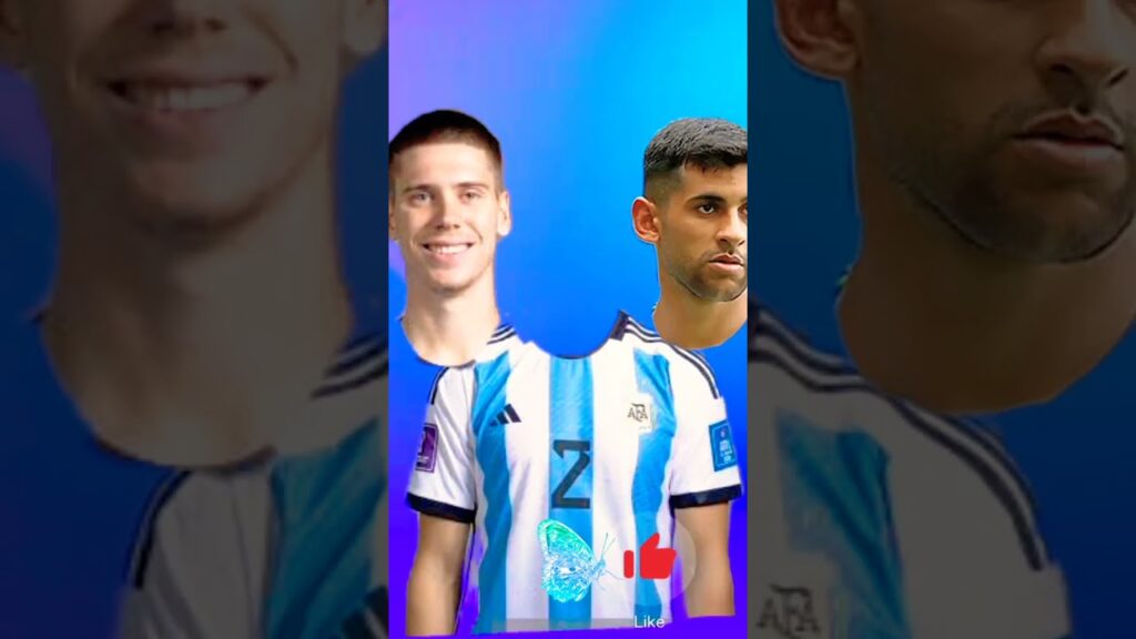 Juan foyth Argentina player 1st tray matching impossible #shorts #football #vairal