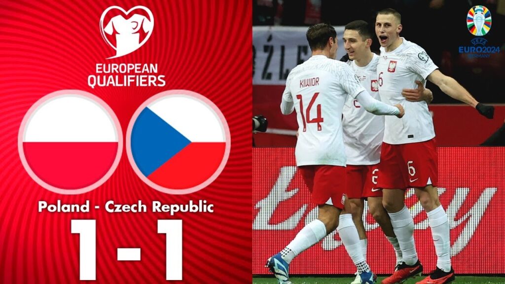 Poland vs Czech Republic 1-1 Highlights Goals | Euro 2024 Qualification