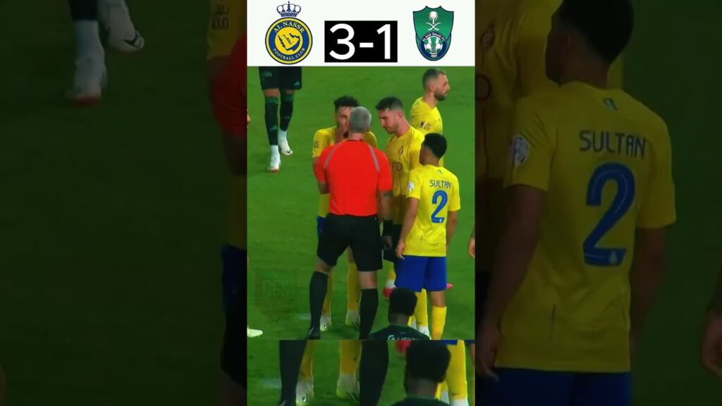 Al Nassr VS Al Ahli 🔥 #cristianoronaldo