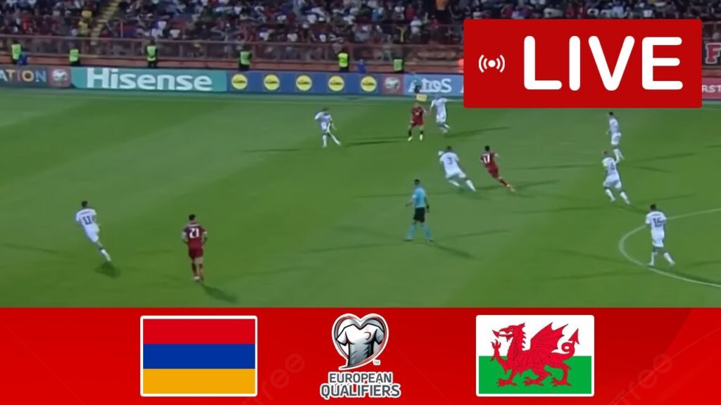 Armenia vs Wales LIVE | UEFA Euro 2024 Qualifiers | Match LIVE Today!