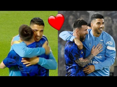 ❤️Messi & Suarez Heartwarming Reunion During Argentina vs Uruguay!