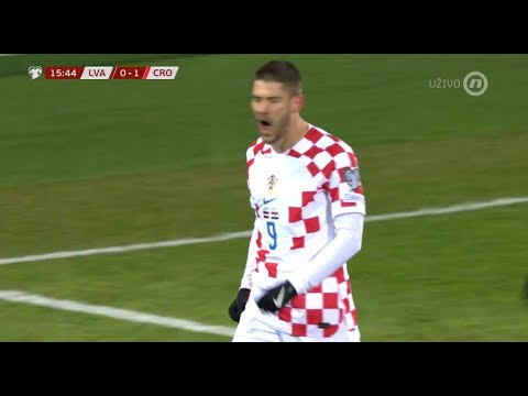 Andrej Kramarić Goal | Kramarić Gol | Latvia vs Croatia 0-2 Highlights | UEFA EURO Qualifiers 2024