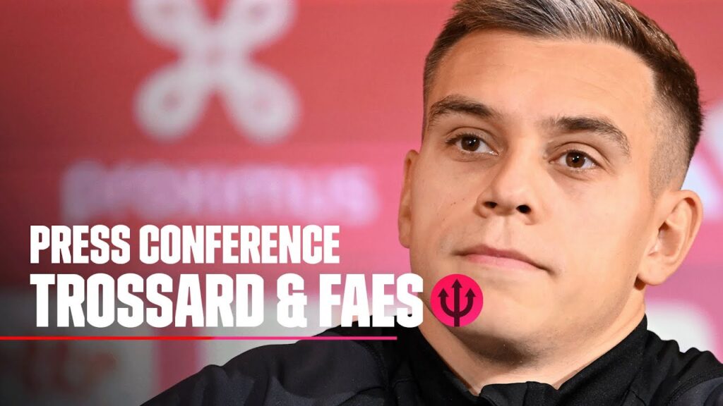Press conference Leandro Trossard and Wout Faes | #REDDEVILS