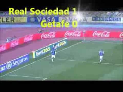 Real Sociedad 2 - 0 Getafe, 42' Carlos Vela, 70' Haris Seferović, 17.08.2013