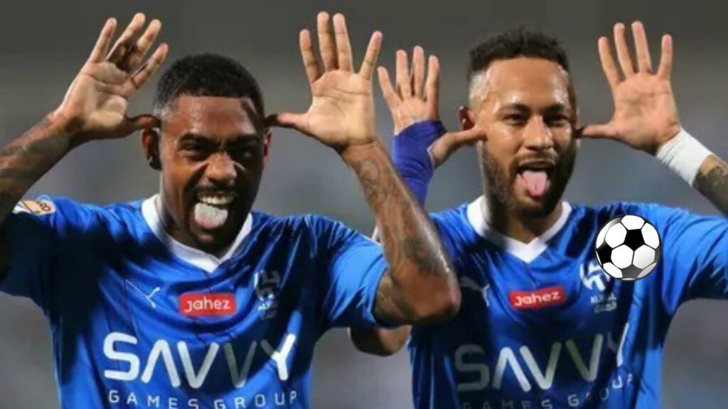 Neymar estreia com assistência, e líder Al-Hilal goleia no Saudita #neymar #campeonatosaudita