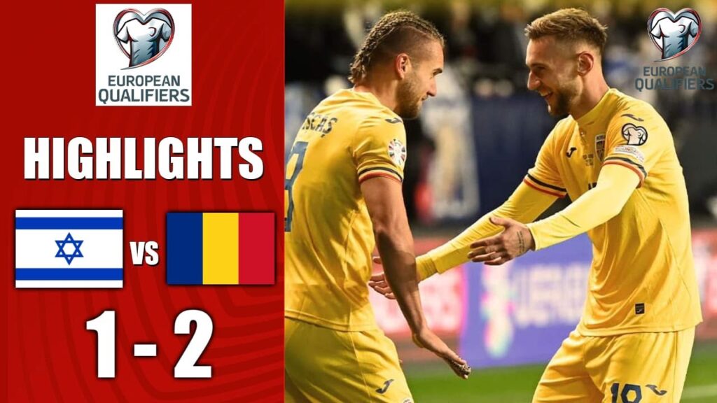 Israel vs Romania 1-2 Highlights Goals | Euro 2024 Qualifiers