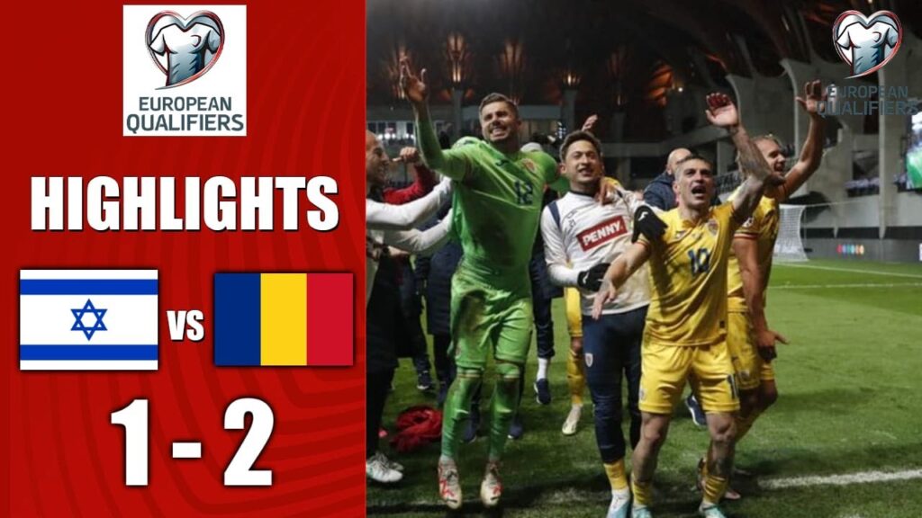 Israel vs Romania 1-2 Highlights Goals | Euro 2024 Qualifiers