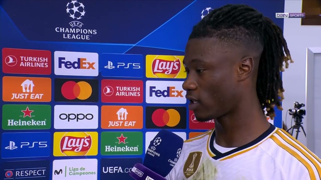 🔥 L'énorme JOIE de CAMAVINGA après la qualification du Real Madrid !