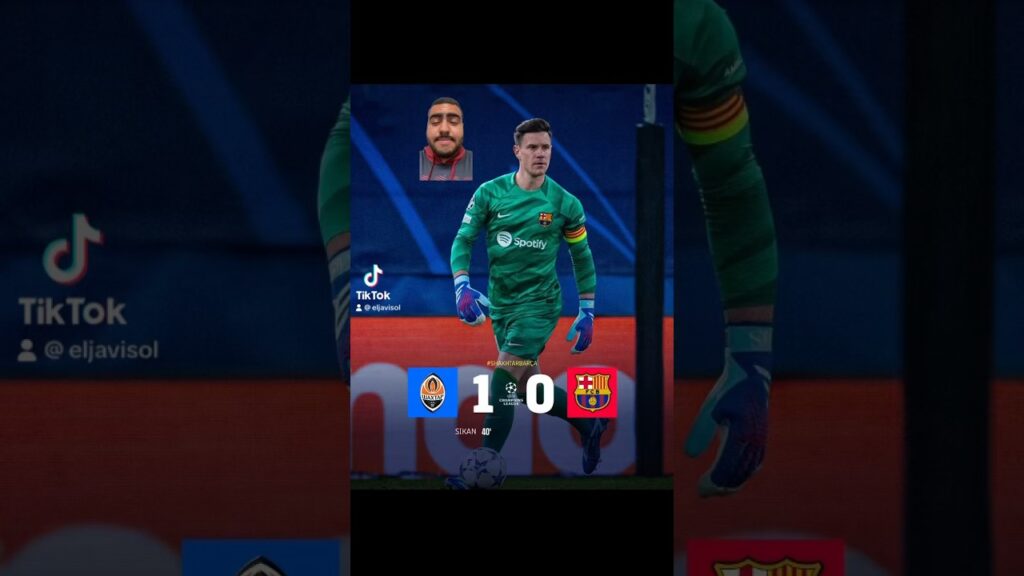 My Reaction to Shakhtar Donetsk BEATING FC Barcelona 😒 #shorts #barcelona #championsleague