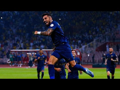 Cristiano Ronaldo, Talisca reaction to Alex telles free kick goal vs Wehda