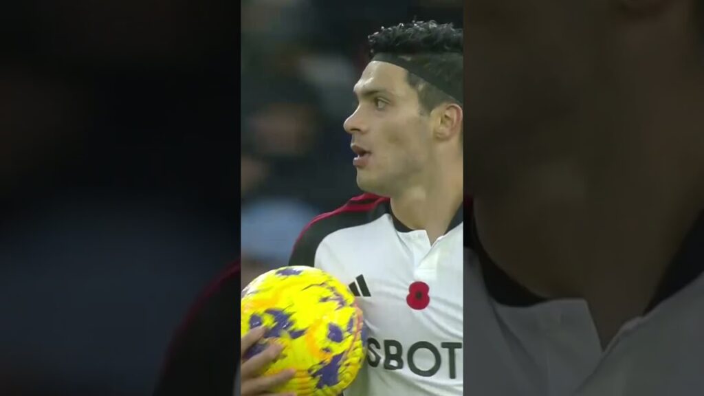 Raúl Jiménez's First Fulham Goal in the Premier League! 🇲🇽 #shorts