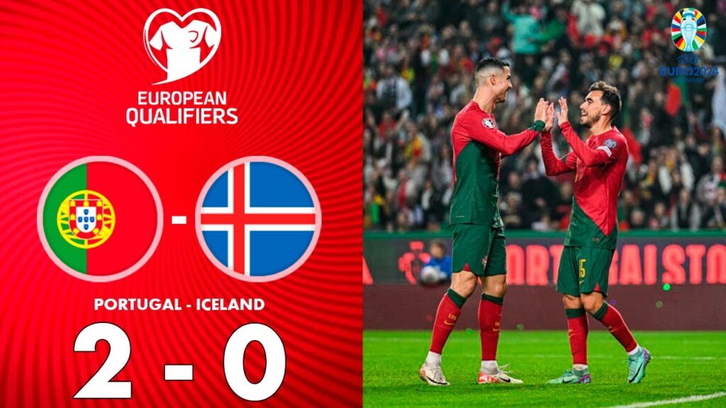 Portugal vs Iceland 2-0 | Highlights Goals | Euro 2024 Qualifiers