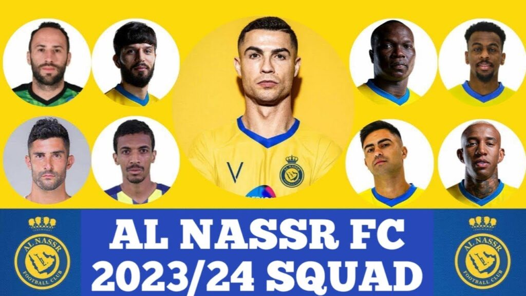 Al nassr FC squad with cristano Ronaldo 2023/24
