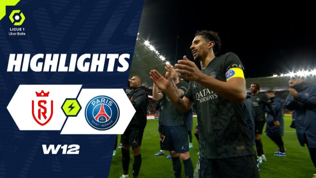 STADE DE REIMS - PARIS SAINT-GERMAIN (0 - 3) - Highlights - (SdR - PSG) / 2023-2024