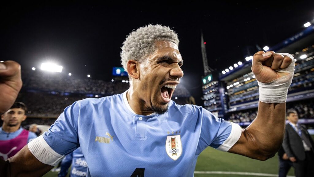 Gol de Ronald Araújo para Uruguay | Argentina vs Uruguay | Eliminatorias Copa Mundial de la FIFA 26™