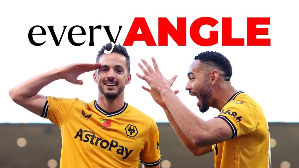 Every angle of THAT Sarabia touch and volley!