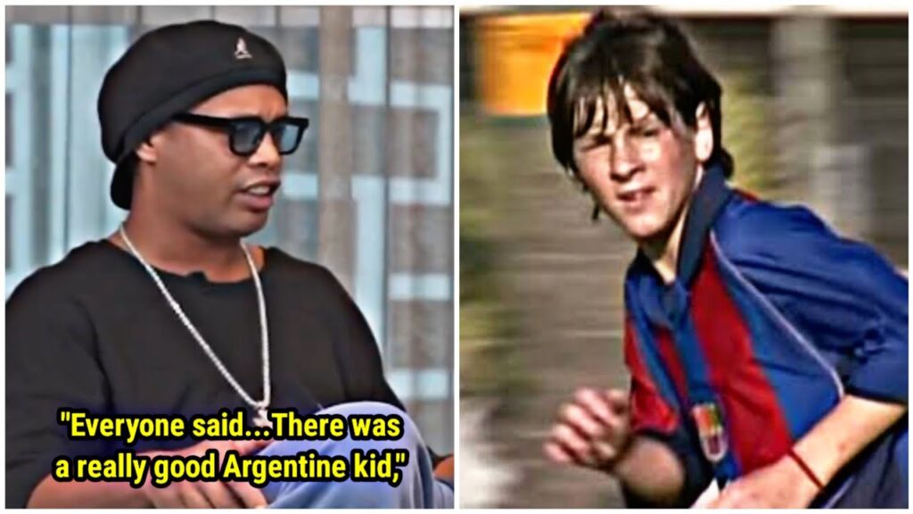 Ronaldinho tells the story of the first time he saw Lionel Messi 🇦🇷🐐🇧🇷
