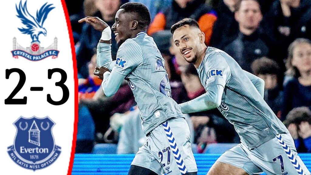 Crystal Palace vs Everton 2-3 Idrissa Gueye Goal | All Goals and Extended Highlights.