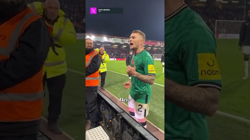 Kieran Trippier confronts Newcastle fans after Bournemouth defeat 👀 #Shorts