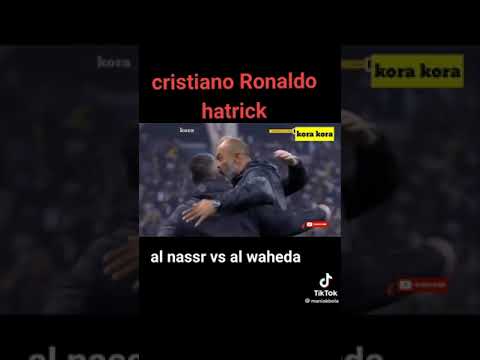 CR7 first Hatrick for Al-Nassar #cr7