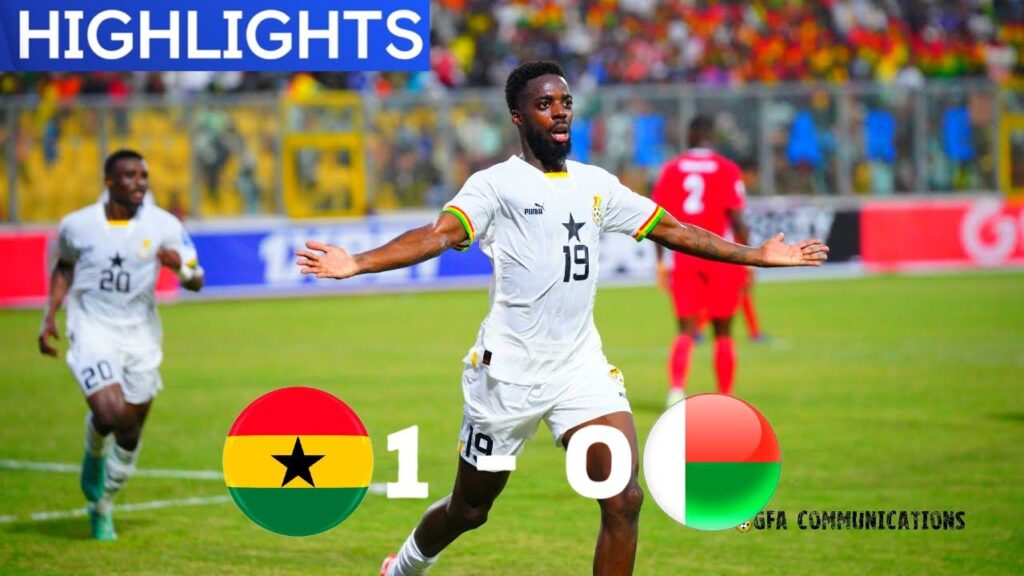 GHANA 1-0 MADAGASCAR, Goal & Extended Highlights, Inaki Williams Goal🔥🙌, World Cup Qualifier