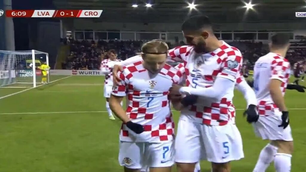 Lovro Majer Goal ⚽,Latvia Vs Croatia (0-2) All Goals And Extended Highlighst