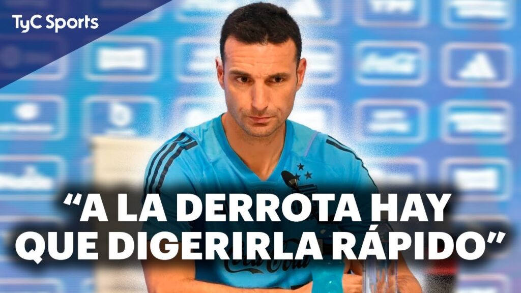 SCALONI EN CONFERENCIA DE PRENSA ⚽ "LOS CAMBIOS QUE HAGA ANTE BRASIL NO SERÁN POR RENDIMIENTO"