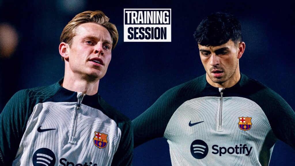 FRENKIE DE JONG BACK AT TRAINING | FC Barcelona training 🔵🔴