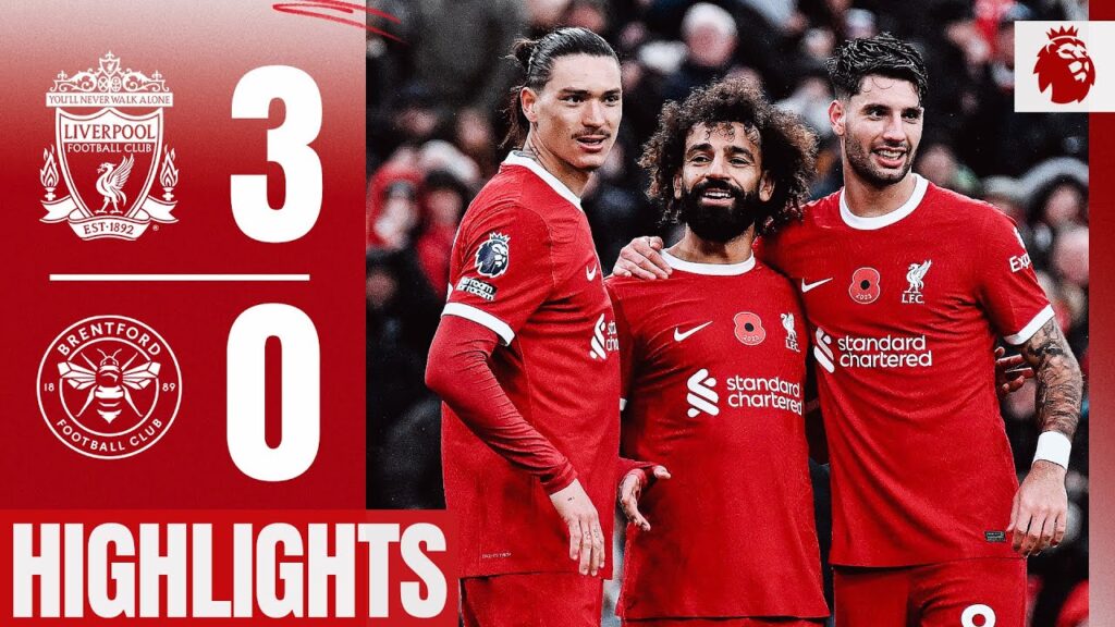 Mo Salah double & a Diogo Jota worldie! Liverpool 3-0 Brentford | Highlights